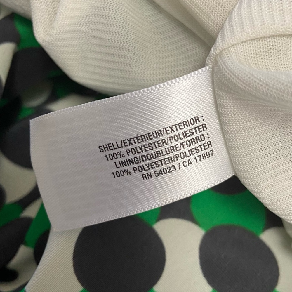 Shift Dress Womens Old Navy Polka Dot Dress Green - Picture 16 of 16